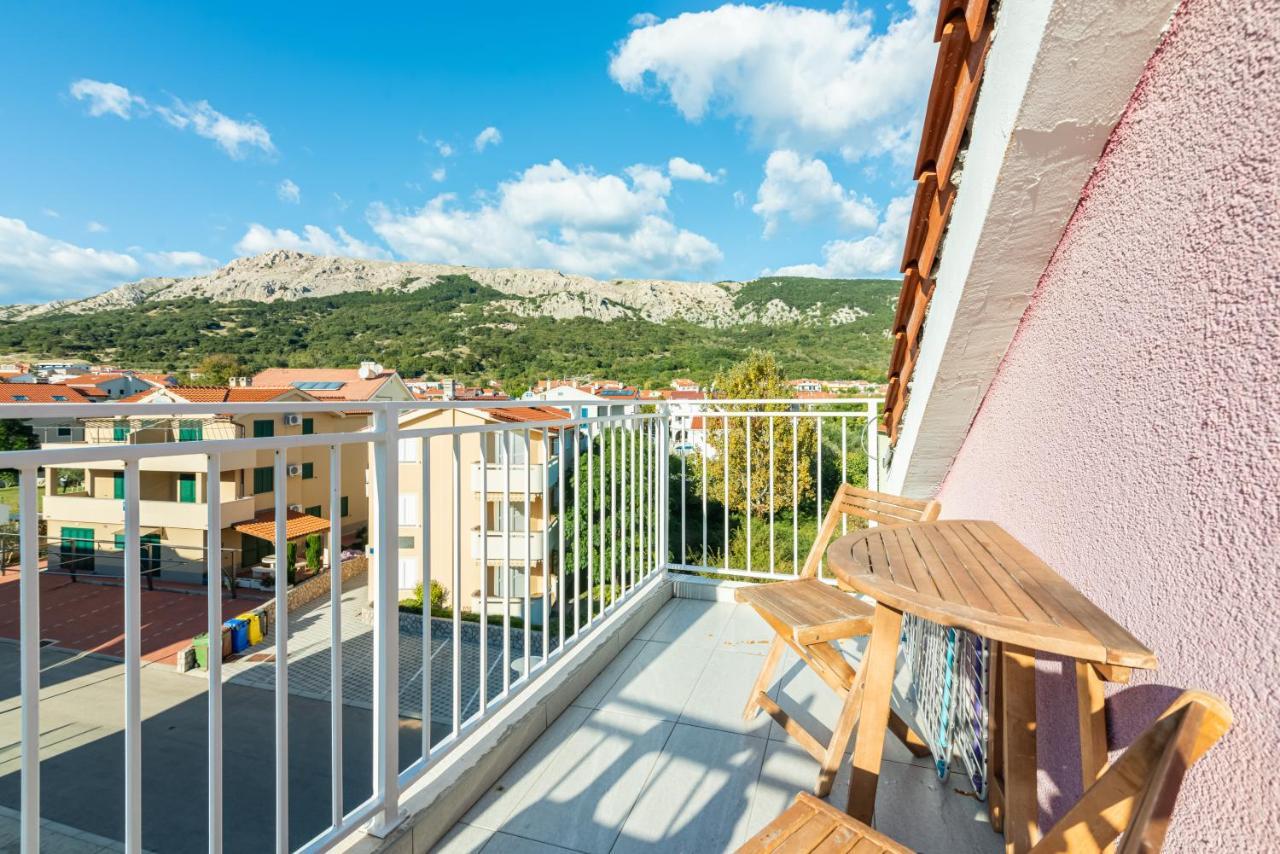 Apartment Mimoza 6, Baska, Krk Extérieur photo